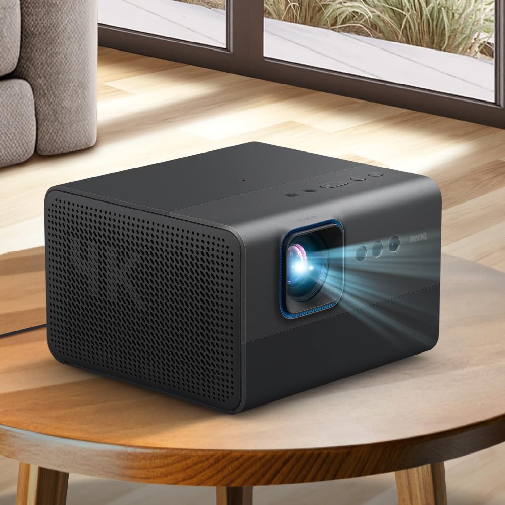 BenQ GP520 4K HDR 2600LM Home Entertainment Living Room Projector with Google TV, Auto Cinema Mode, MEMC, Rec.709, HDMI, USB-A, USB-C, Wifi6, Bluetooth5.2, eARC, Dolby, 7.1 Channels