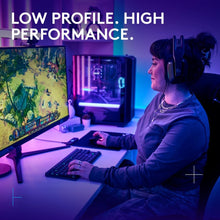 Logitech G515 LIGHTSPEED TKL Low Profile Wireless Gaming Keyboard, LIGHTSYNC RGB, Thin Tenkeyless Design, PBT Keycaps, Tactile/Brown Mechanical Switches - Black