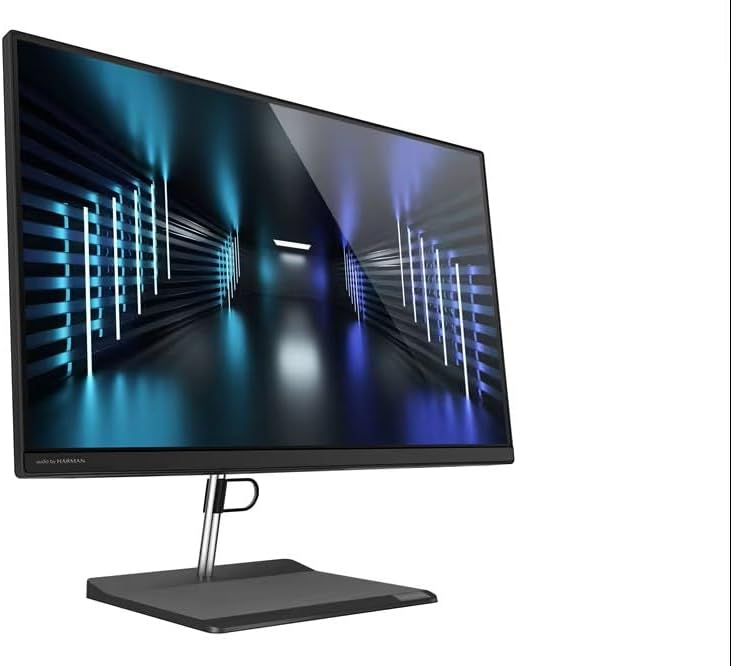 Lenovo V30a-24 All-in-One Desktop, 11th Generation Intel Core i3-1115G4 Processor, Intel® UHD Graphics, 16GB DDR4-3200, 512GB NVMe SSD, 23.8" FHD Display, DVD-Writer, Windows 11 (Jet Black)