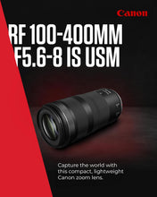 Canon RF 100-400mm F5.6-8 IS USM - Lens for Canon R system cameras, ideal for wildlife photography, sports, action and aviation.