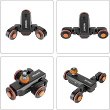 Neewer Motorized Camera Video Dolly with Scale Indication, Electric Track Skater, Straight Line/Curve/Pitch , Wireless Remote Control, 3 Speed Adjustable for Canon Nikon DSLRs & Phones | AWP013373