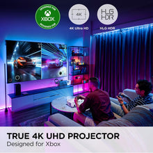 ViewSonic PX749-4K UHD 4K Gaming Projector Designed for Xbox with 4.2ms Response Time, 4000 ANSI Lumens, H/V Keystone, 1.3x Optical Zoom, and USB C for Home Theater