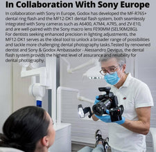 GODOX MF12-DK1 Dental Flash Kit for Sony 2-Light TTL Macro System with X2T-S Trigger and Accessories