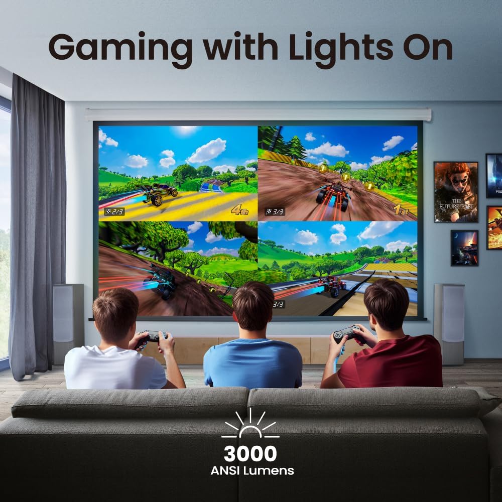 BenQ TK700ST 4K HDR 3000 Lumens Short Throw Movie & Gaming Projector 4ms Response Time