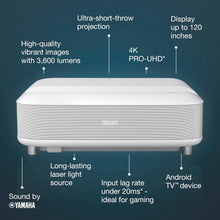 Epson EH-LS650W 4K PRO UHD Ultra Short Throw Projector