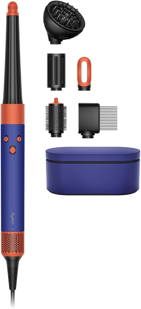 Dyson Airwrap i.d. HS08 Multi-Styler & Dryer – Vinca Blue/Topaz, Curly + Coily Edition (Like New)