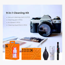 K&F Concept 4-in-1 Cleaning Kit Dubai | Lens Pen, Air Blower & Vacuum Cloths [Camera Cleaning Kit]