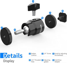 Neewer ST17 2-Pack 1/4