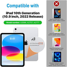 CHAINORA Touchpad Keyboard Case for iPad 10th Generation (10.9