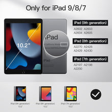 ETech Kids Case for iPad 10.2-Inch (9th/8th/7th Generation, 2021/2020/2019) with Built-in Screen Protector, Shockproof Full-Body Handle Stand Tablet Protective Cover (Blue)