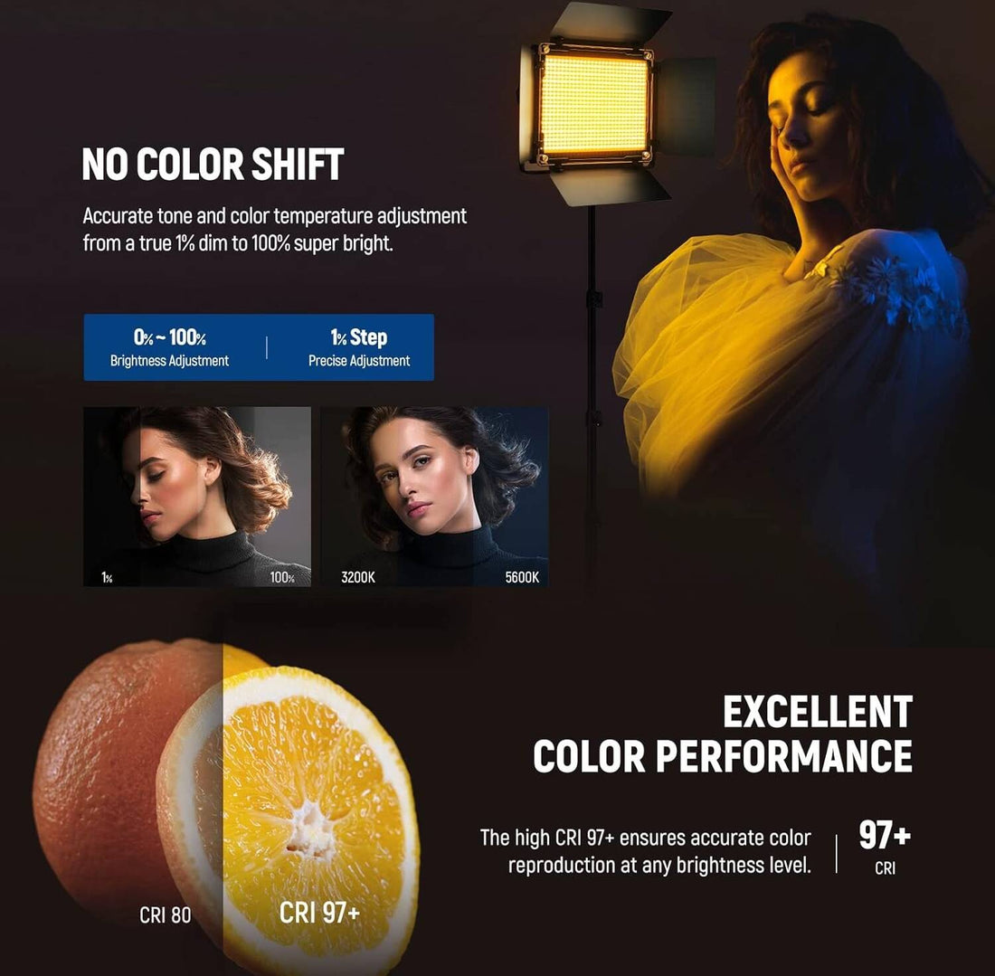 NEEWER Upgraded 660 PRO II RGB LED Video Light with App Control&Stand Kit