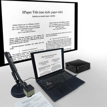 Dpofirs 8MP Document Camera, Auto Focusing Overhead Projector, A3 Size 15fps 3264x2448p, USB2.0 Book Scanner for Teachers, Document Projector for Live Demo Distance Education