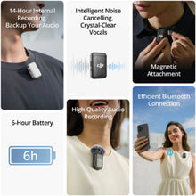 DJI Mic 2 Microphone, Intelligent Noise Cancelling, 32-Bit Float Internal Recording, 250M Range, 3.5mm Input for Lavalier, 8GB Internal Storage | CP.RN.00000328.01