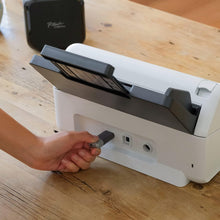 Brother ADS-3100 High speed Desktop Scanner | Duplex A4 Document Scanner | Super Speed USB3.0 | White