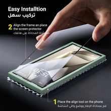 UGREEN S24 Ultra Screen Protector Military-Grade Shockproof Protection Anti Fingerprint and Smudge Screen Protector Easy to Install Bubble Free HD Clear Only Fit For Samsung S24 Ultra 6.8'' 2 Pack