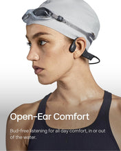 SHOKZ OpenSwim(formerly Xtrainerz) Swimming MP3 Headphones, Open-Ear Bone Conduction Headset, IP68 Waterproof, 4 GB Memory, MP3 Player For Swimming, Surfing, Running【No Bluetooth】（Black Diamond）