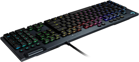 Logitech G815 Lightsync Rgb Mechanical Gaming Keyboard – Gl Tactile - Carbon - Us Int'L - Usb