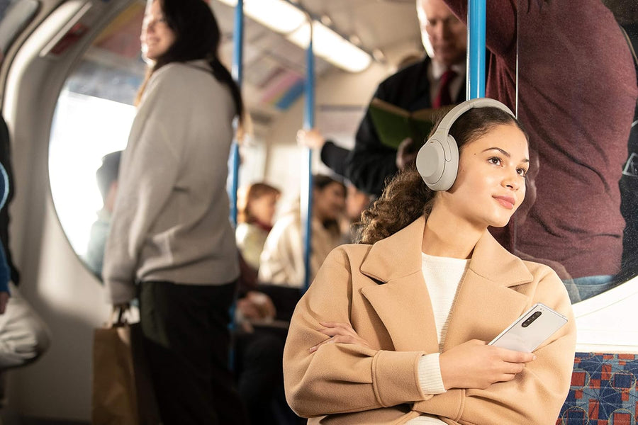 Sony Wh-1000Xm4 Wireless Noise Cancelling Bluetooth Over-Ear Headphones With Speak To Chat Function And Mic For Phone Call