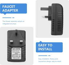 SYOSI DC Power Supply Adapter, 48V 0.5A POE Injector Power Supply Over Ethernet Adapter with UK Plug for POE Non POE devices via only an Ethernet cable Device Black