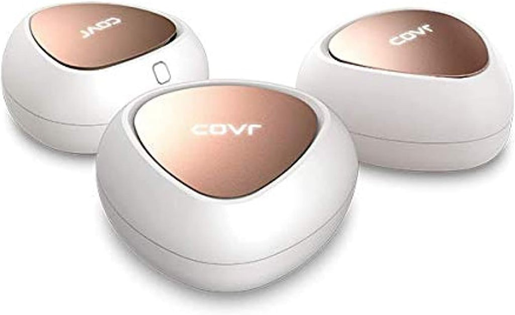 D-Link Covr Intelligent AC1200 Whole Home Mesh WiFi Kit,Wave2 MU-MIMO, Smart Steering/Load balancing,Router/AP/Repeater Mode(Auto-Detect),(Pack of 3 units),UK Plug - DL-COVRC1203