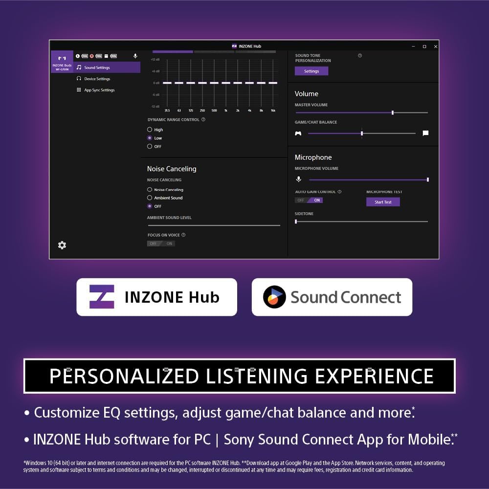 Sony INZONE Buds Truly Wireless Noise Cancelling Gaming Earbuds, 360 Spatial Sound, Industry-leading 12H battery life, Low delay 2.4GHz/LE Audio, For PC/PS5/Mobile/Nintendo Switch, WF-G700N, White