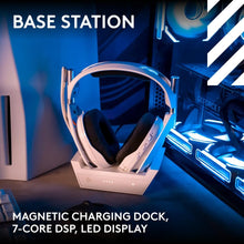 Logitech G Astro A50 LIGHTSPEED Wireless Gaming Headset with Technology and Base Station (5th Generation), PRO-G GRAPHENE, USB-C for Xbox, PS5, PC/Mac or Nintendo Switch, Bluetooth-White