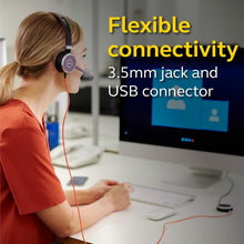Jabra Evolve 40 Ms Professional Wired Headset, Mono – Telephone Headset For Greater Productivity, Superior Sound Calls And Music, 3.5mm Jack/Usb Connection, All-Day Comfort Design, Optimized