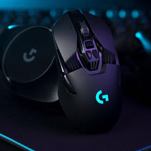 Logitech G903 LIGHTSPEED Wireless Gaming Mouse W/Hero 25K Sensor, PowerPlay Compatible, 140+ Hour with Rechargeable Battery and Lightsync RGB, Ambidextrous, 107G+10G optional, 25,600 DPI, Black
