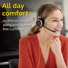 Jabra Evolve 40 Ms Professional Wired Headset, Mono – Telephone Headset For Greater Productivity, Superior Sound Calls And Music, 3.5mm Jack/Usb Connection, All-Day Comfort Design, Optimized