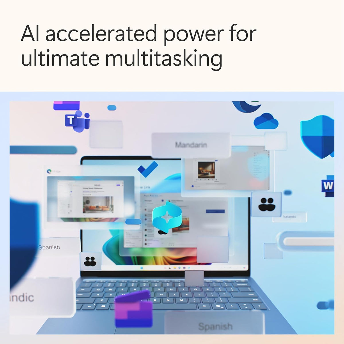 Microsoft Surface Laptop (7th Edition – 2024), Copilot+PC, 15" Touch Upto 120Hz Display, Snapdragon X Elite, Qualcomm Hexagon with 45 TOPS NPU, Qualcomm Adreno GPU, 16GB RAM, 1TB SSD, Graphite