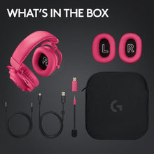 Logitech G PRO X 2 LIGHTSPEED Wireless Gaming Headset, Detachable Boom Mic, 50mm Graphene Drivers, DTS:X Headphone 2.0-7.1 Surround, Bluetooth/USB/3.5mm Aux, for PC, PS5 - Magenta