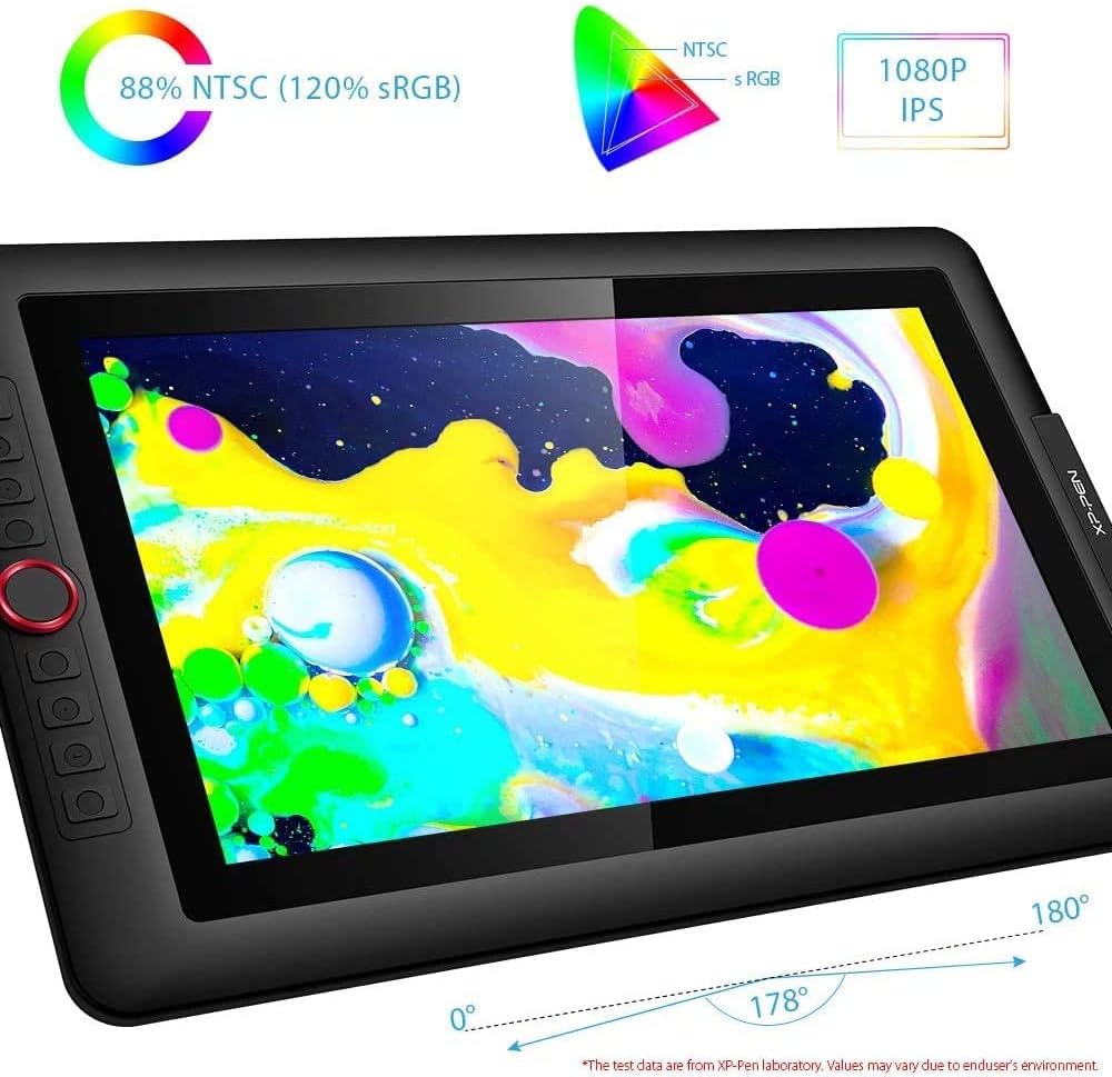 XP-PEN Artist15.6 Pro 15.6 Inch Drawing Pen Display Graphics Monitor Full-Laminated Technology Drawing Monitor
