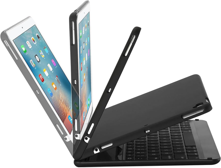 ProCase Keyboard Case for iPad Air/Air 2/ iPad 9.7 6th 5th 2017 2018/ iPad Pro 9.7 2016-360 Degree Rotation Swivel Cover Case