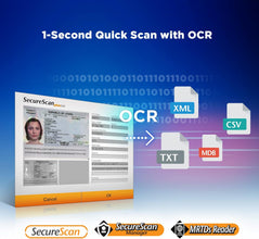 Plustek SecureScan X50 Passport and ID Card Scanner