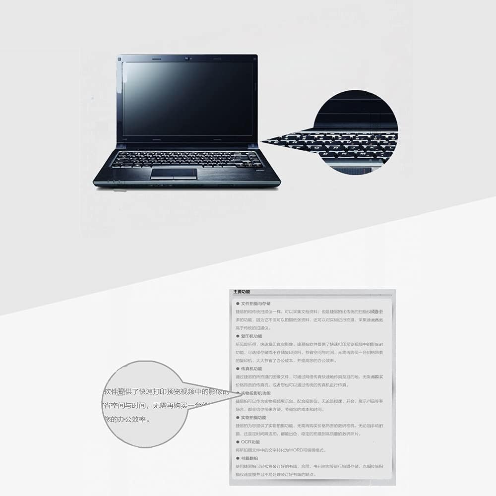 Honsto iScan Portable Scanner Mini Handheld Document Scanner A4 Book Scanner JPG and PDF Format 300/600/900 DPI
