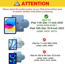 ProCase [1 Pack] Screen Protector for iPad A16 2025 11th/10th 2022 Generation (11-inch/10.9), HD Clear Tempered Glass Film Guard