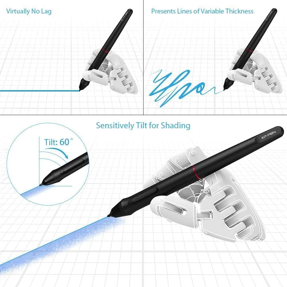 XP-PEN Artist15.6 Pro 15.6 Inch Drawing Pen Display Graphics Monitor Full-Laminated Technology Drawing Monitor with Tilt Function and Red Dial (8192 Levels Pen Pressure, 120% sRGB)