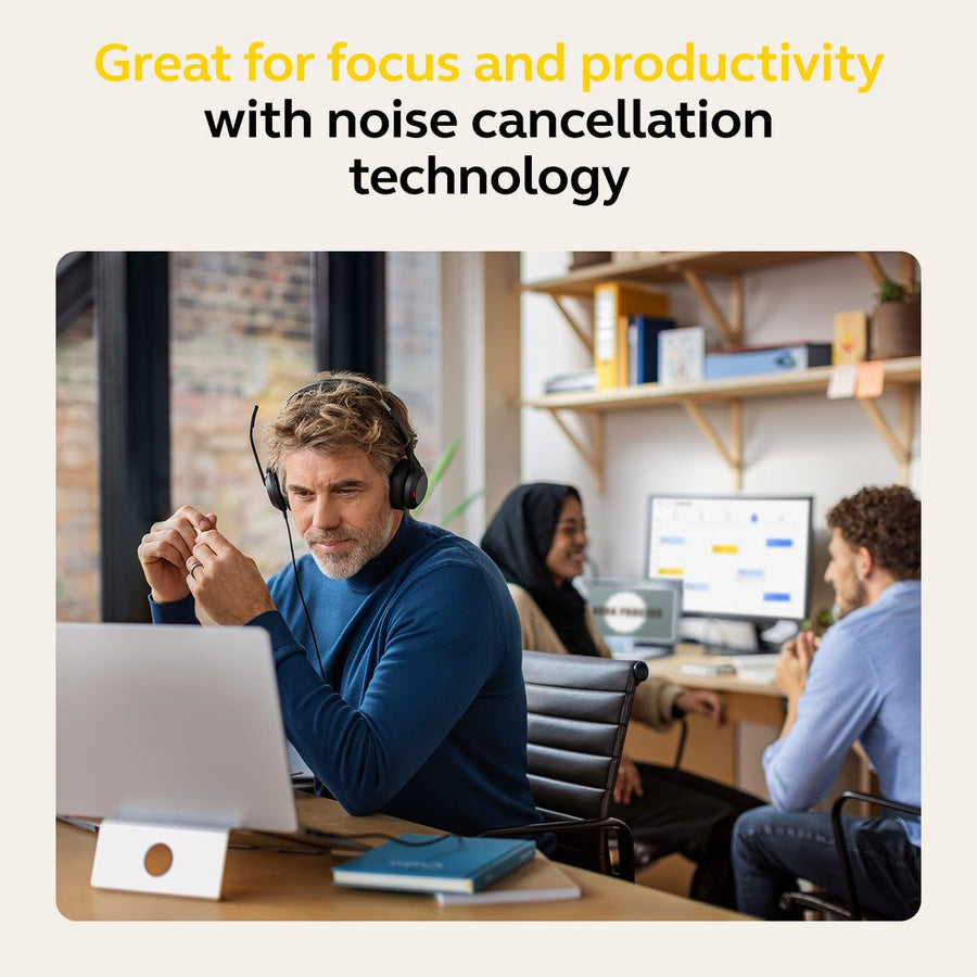 Jabra Evolve2 50 Wired Stereo Headset AirComfort Technology
