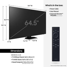 SAMSUNG 65-Inch Class Neo QLED 4K QN85B Series Mini LED Quantum HDR 24x Dolby Atmos Motion Xcelerator Turbo+ Smart TV 2022 Model - International Version