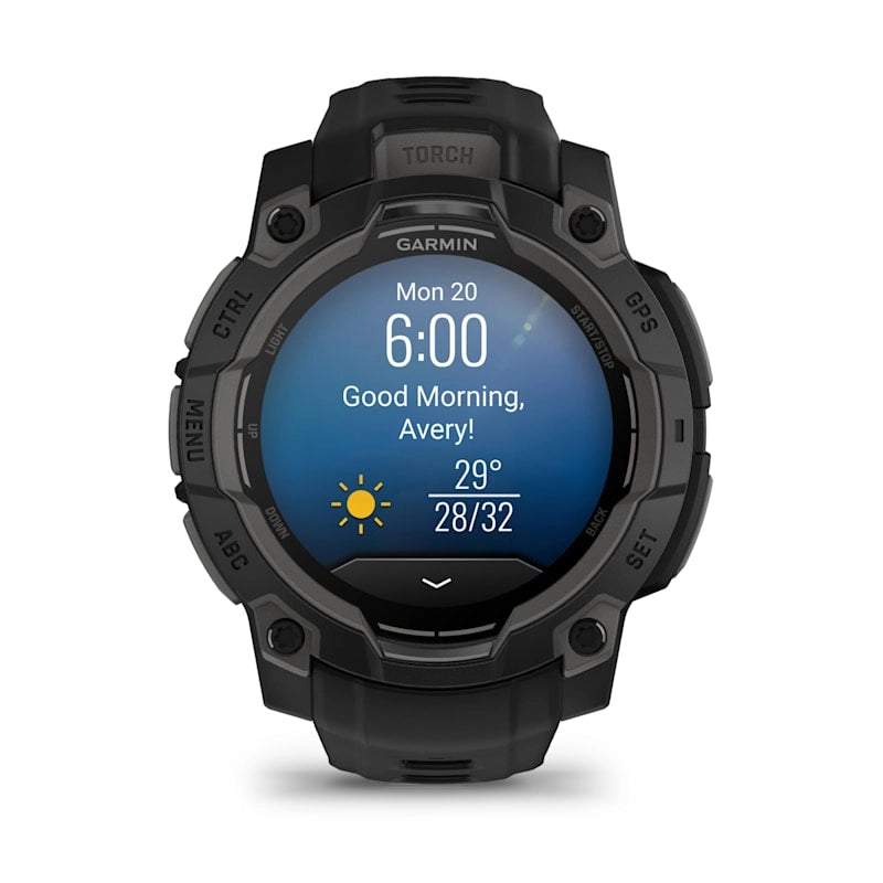 Garmin Instinct® 3 (45mm AMOLED): Rugged GPS Smartwatch with Vibrant Display & Advanced Health Tracking