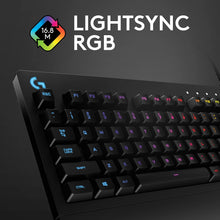 Logitech G G213 Prodigy Gaming Keyboard, RGB Lightsync Backlit Keys, Spill-Resistant, Customizable Keys, Dedicated Multi-Media Keys, Qwerty Us International Layout - Black