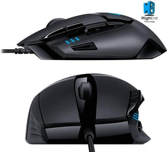 LOGITECH G402 Hyperion Fury USB Wired Gaming Mouse, Optical Tracking 4,000 dpi, Reduced Weight, 8 Programmable Buttons, PC/Mac - Black