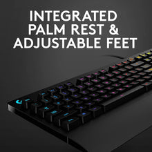 Logitech G G213 Prodigy Gaming Keyboard, RGB Lightsync Backlit Keys, Spill-Resistant, Customizable Keys, Dedicated Multi-Media Keys, Qwerty Us International Layout - Black