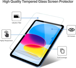 ProCase [1 Pack] Screen Protector for iPad A16 2025 11th/10th 2022 Generation (11-inch/10.9), HD Clear Tempered Glass Film Guard