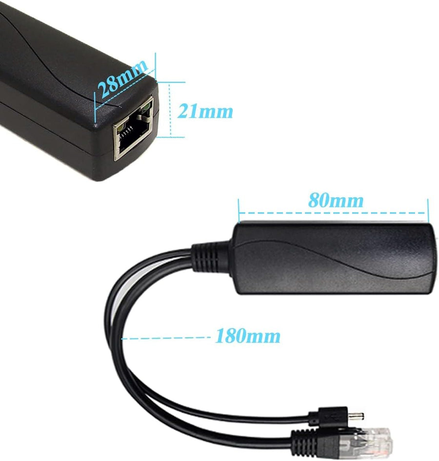 Gigabit PoE Splitter 12V 2A Output