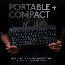 Logitech G PRO Mechanical Gaming Keyboard, Ultra Portable Tenkeyless Design, Detachable Micro USB Cable, 16.8 Million Color LIGHTSYNC RGB backlit keys - Black