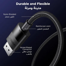 UGREEN 8K DisplayPort Cable 1.4, DP to DP 3M, 8K@60Hz/4K@165Hz/2K@240Hz/1080P@240Hz, for Gaming Monitor/Graphics Card/PC, Support 3D/HDCP/HDR/G-SYNC/Free-SYNC, Male to Male Nylon Braided Cable-3Meter