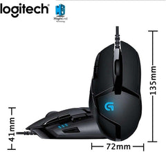 LOGITECH G402 Hyperion Fury USB Wired Gaming Mouse, Optical Tracking 4,000 dpi, Reduced Weight, 8 Programmable Buttons, PC/Mac - Black