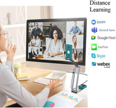 IRIScan Visualizer Webcam Document Camera v7: 4KUltraHD-13MP,Free Readiris PDF OCR, 4in1,Viewer,A3 Scanner,Portable Scanner,Video Conference,AI Micro,Auto Focus,LED,USB, WinMac