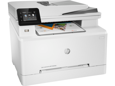 HP M283fdw Color LaserJet Pro Printer, Print, Copy, Scan, 22 ppm Print Speed, 600 x 600 dpi Resolution, 50-Page ADF for Scanning and Copying | 7KW75A